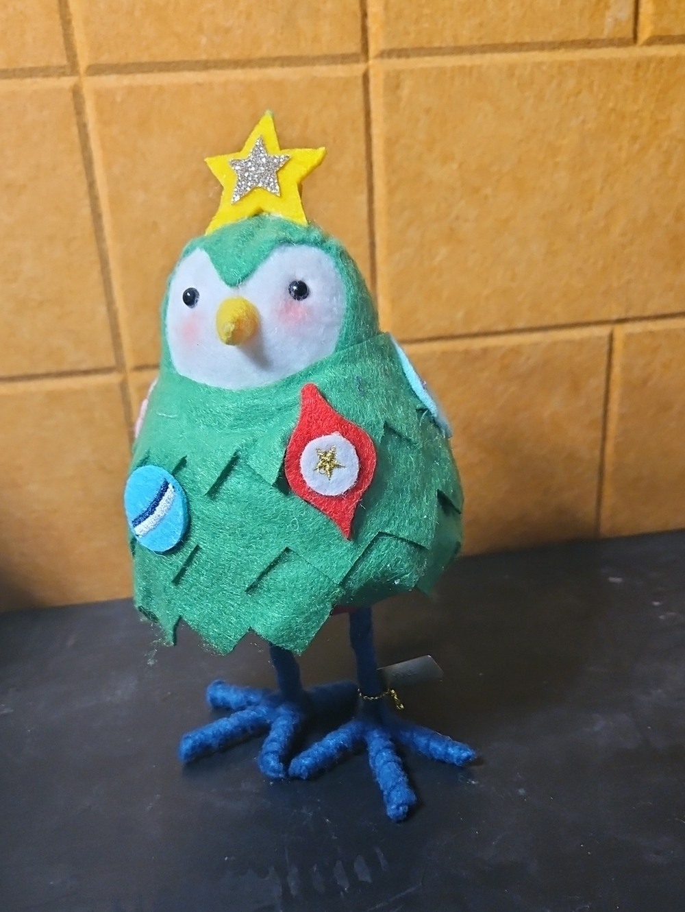 Retired  Felt Owl Christmas